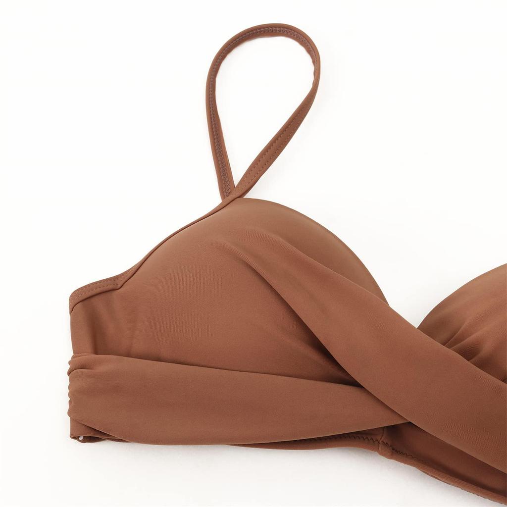 Женская сексуальная майка с леопардовым принтом и V-образным вырезом, бикини с высокой талией, купальник из двух частей