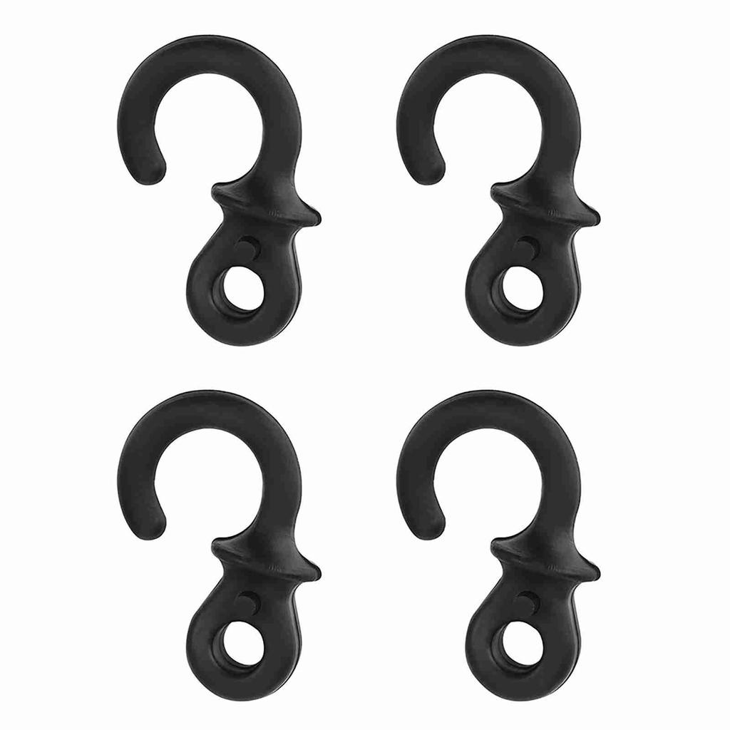 4Pcs   Rubber Compound Bow String Stabilizer Vibration Damper  (Black)