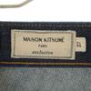 MAISON KITSUNE made in Japan Slim denim pants W27 Indigo jeans Women Used
