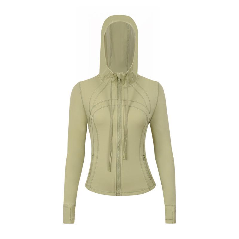 Оригинальная дышащая куртка для йоги Lulu для женщин - Весенне-осенний топ для фитнеса