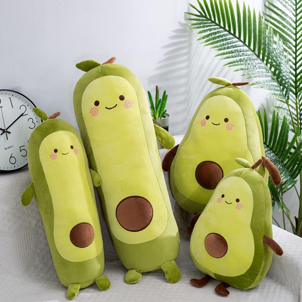 Avocado Stuffed Fruit Avocado Doll 35/50/65cm Sleeping Pillow Gift Green Giant Toy  Girl