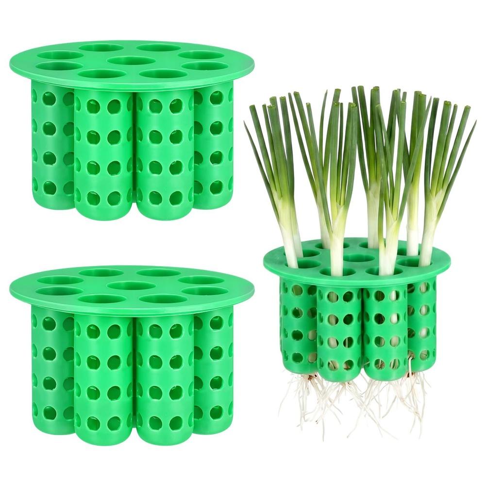 3 шт. 7-луночный контейнер для гидропоники, контейнер для рассады цветов, трав, зеленого лука, мелких цветов, многоразовый садовый инструмент