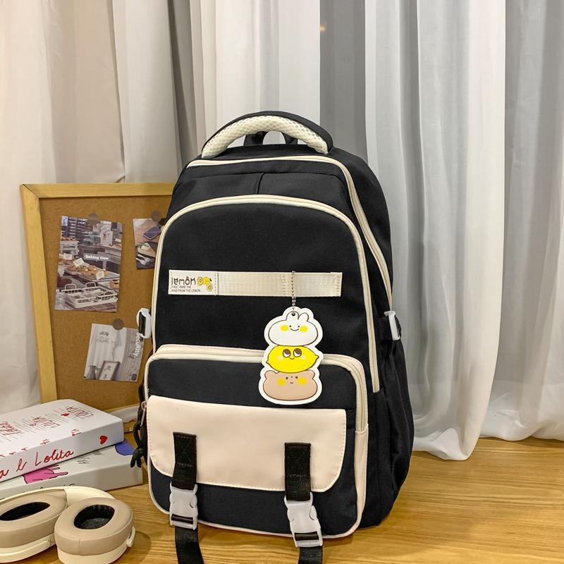 Рюкзак в студенческом стиле, женский школьный ранец, вместительный школьный ранец для учеников средней школы