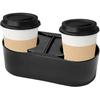Car Cup Holder, Auto Double Drink Holder Multifunctional Center Console Organizer, 3 x 7 x 2 inches Front Seat Beverage Organizer Interior Cup