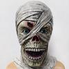 Retro bandage mummy full-face headgear Thrilling skeleton zombie latex props for adult parties