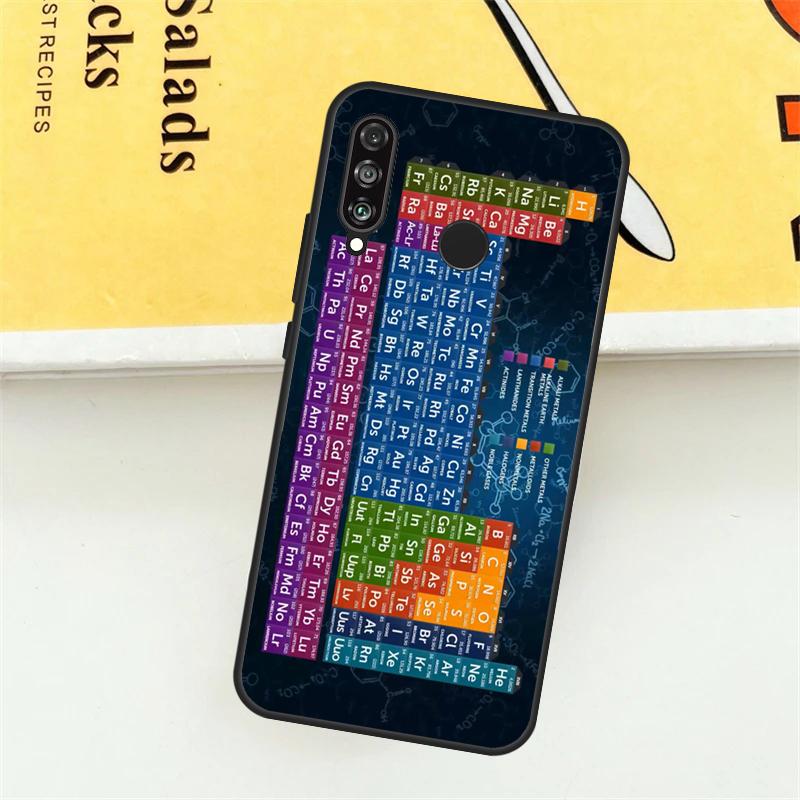 Периодическая таблица элементов Для Huawei Nova 9 10 SE 7i 8i 11i 12i 12s Y73 Y72 Y61 Y91 Y90 Y70 P30 P40 Lite Y60 Pro Чехол