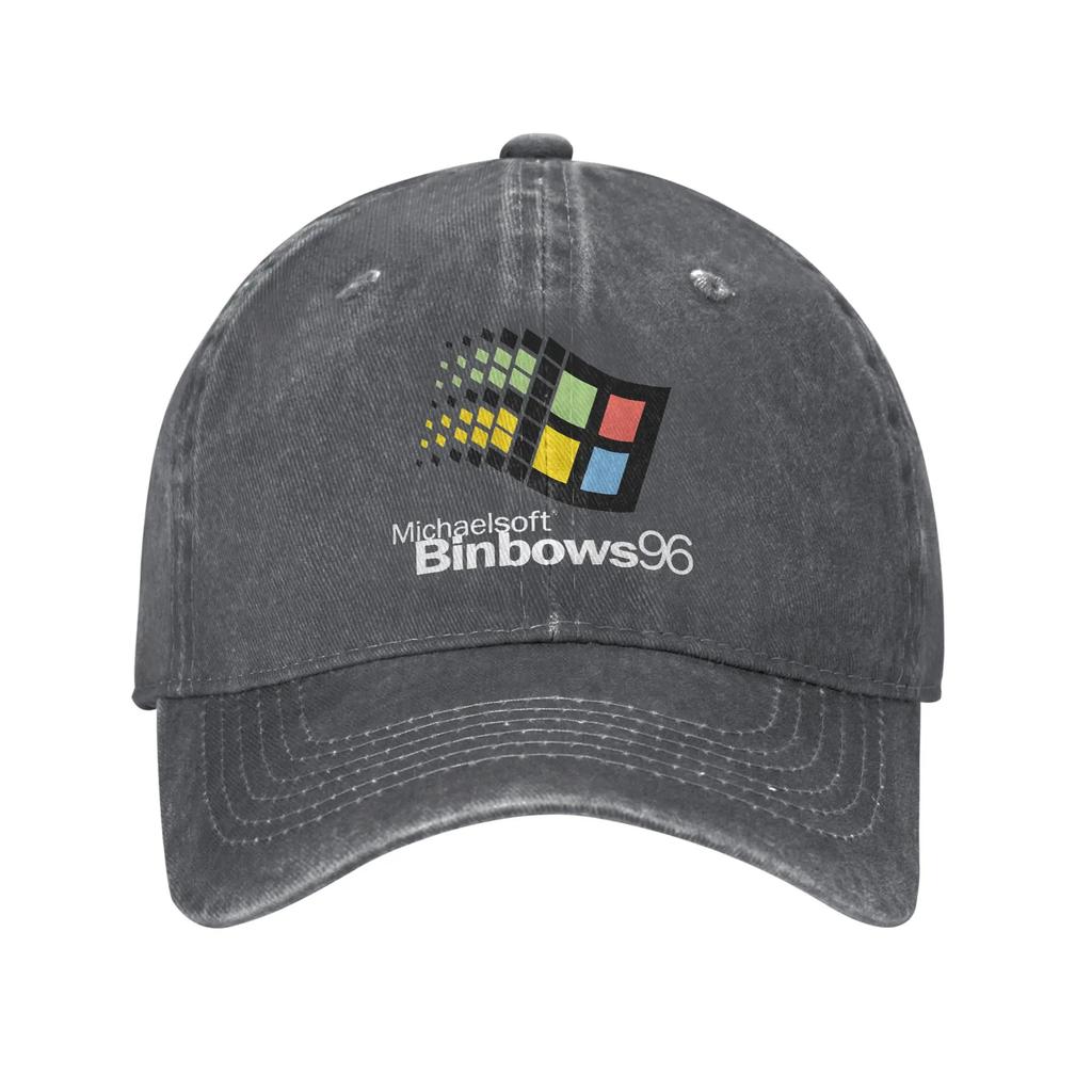 Windows Geeks Nerd Mesh Denim Cap Casual Baseball Caps Adjustable Hat Summer Unisex Baseball Hats