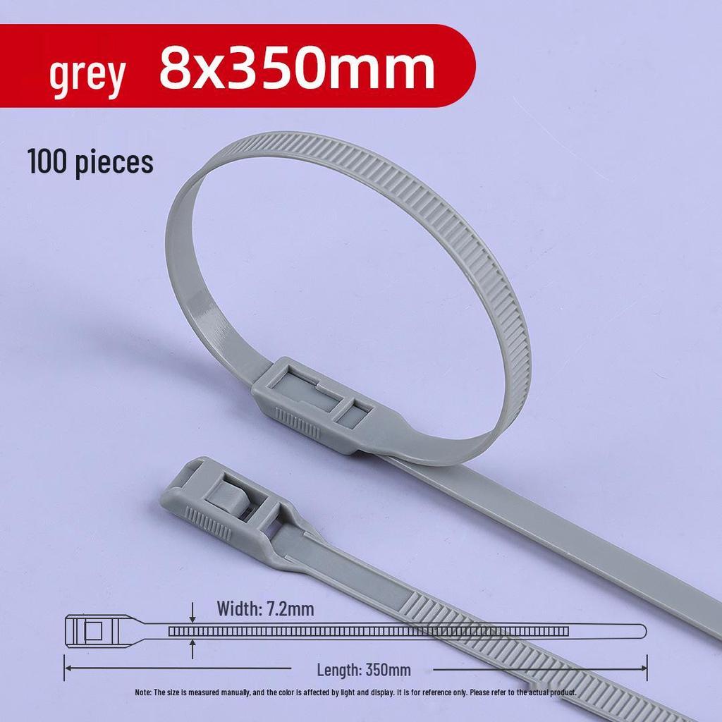 Нейлоновая самозатягивающаяся кабельная стяжка Naughty Castle для детского парка (8x350x400) - Особый цвет