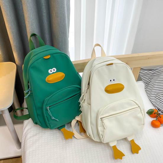 Забавный рюкзак большой емкости с милым дизайном утки из нейлоновой ткани, водонепроницаемый для детей, для школы