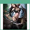 Diy Painting 5d Diamond "anime Game Girl" Embroidery Cross Stitch Rhinestone Mosaic Painting