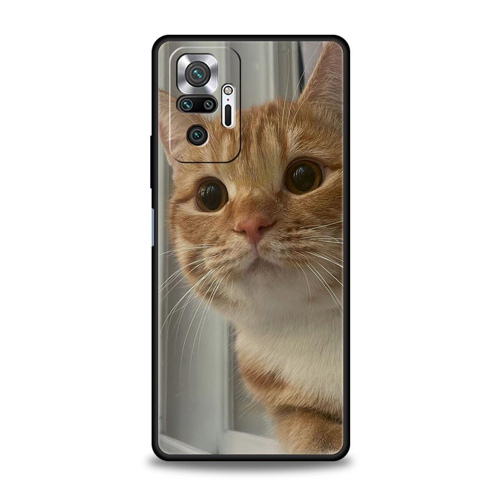 Чехол для телефона для Xiaomi Redmi Note 14 13 12 5G 11 10 Pro Plus 4G 9S 9 14C 13C 12C 10C 9C 9A Мягкий ТПУ чехол Мультяшный Забавный Кот Питомец Собака