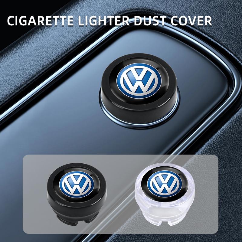 VW Car Cigarette Lighter Cover DustProof Decoration Cap For Volkswagen VW Scirocco GOLF MK6 Polo Tiguan PASSAT