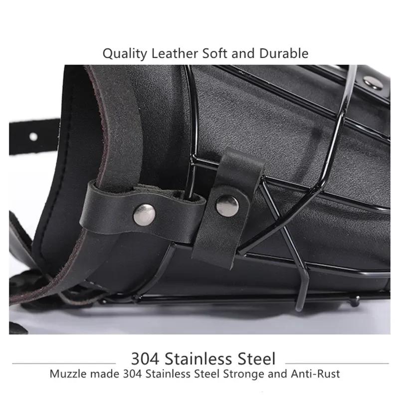 Намордник для дрессировки собак от укусов, тактическая клетка для домашних животных, дышащая металлическая маска для ротвейлеров, немецких овчарок, аксессуары для собак