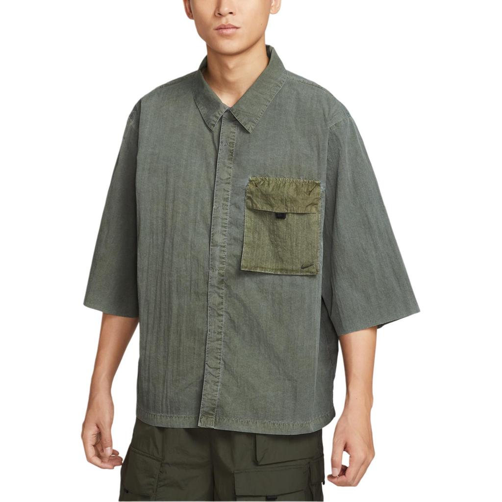 Nike Мужская футболка SS25 Серо-зеленая HJ2955-355