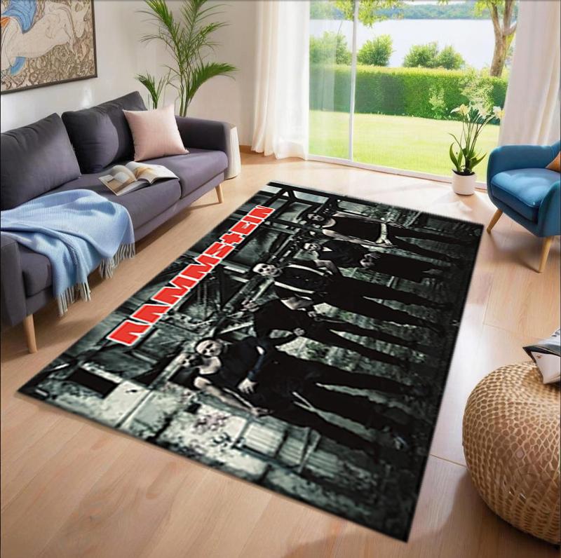 1 шт. Прямоугольный коврик с принтом на тему Rammstein, домашний коврик для двери, коврик для защиты при путешествиях на открытом воздухе A5