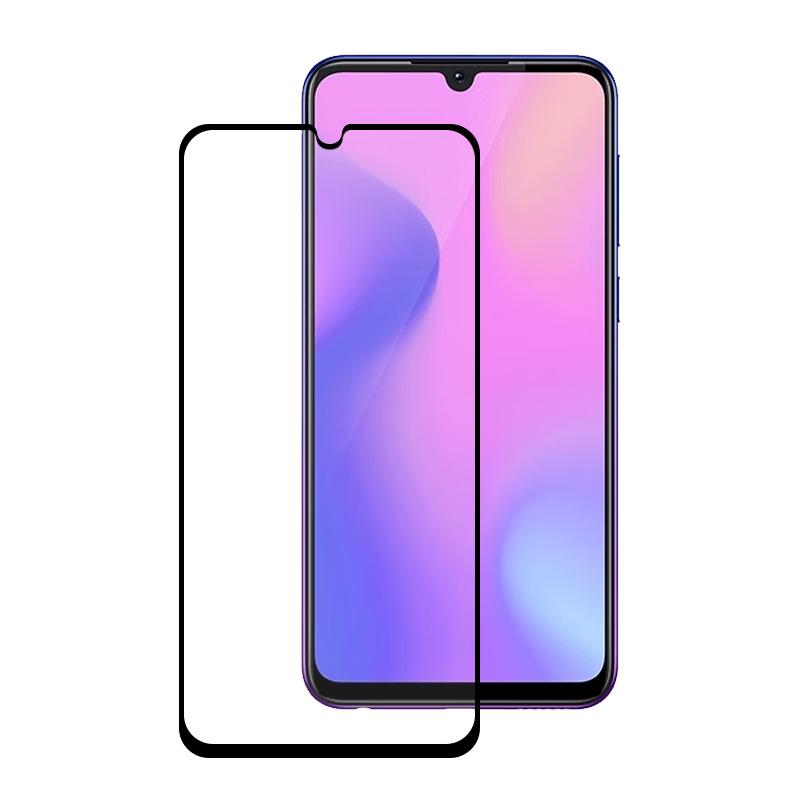 Совместимое закаленное защитное стекло для Vivo Z3/Z3i V1813BA/BT с черным краем – HD, защита от падений.