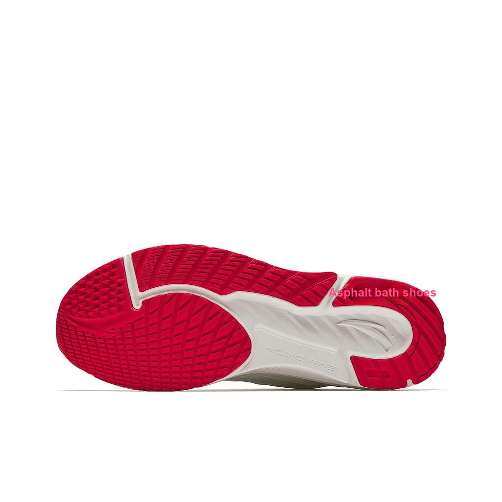 Anta At681 Асфальтовый Доминатор Амортизирующие Износостойкие Дышащие Нескользящие Низкие Кроссовки Мужские кроссовки Белый Красный 912615591-3