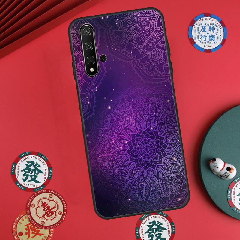 Чехол Mandala Chakra Yoga для Huawei Nova 12s 7i 8i 11i 12i Y73 Y70 Y90 Y60 Y72 Y61 Y91 9 10 SE P30 Pro P40 Lite
