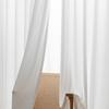 Устойчивые к царапинам занавески для балкона Phantom Light Luxury White - полупрозрачные и утолщенные для спален и эркеров