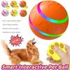 New Smart Interactive Pet Ball Remote Control Flashing Rolling Jumping Rotating Waterproof Dog Chew Toy Ball for Aggressive Chewers Pet Jump Ball