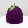 Playful Knitted Fruit Hat Creative Pineapple Beanie Lemon Strawberry Pullover Cap  Skiing