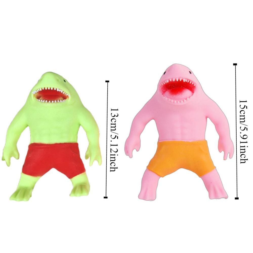 Kneading Shark Fidgeting Toys Slow Rebound Sharkman Relax Toys Shark Squeeze Toy  Children Adult
