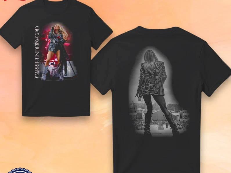 Carrie Underwood Live Performance Photo Tee 2025 T-shirt T