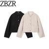 Za New Fall Women's Clothing 2025 Fashion Wind Elastic Hem Soft Pilot Jacket Outwear 8741221