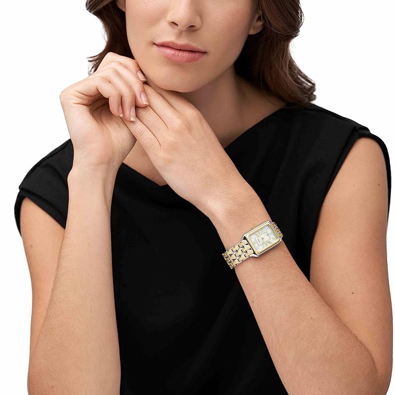 Женские часы Fossil RAQUEL ES5305, серебристые и золотистые