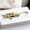Modern Creative Brass Golden Lizard Ornaments Model Room Hotel Villa Living Room Office Light Luxury Soft Decorations