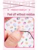 Iridescent Nail Stickers Gift Set: Cute Manicure Toy for Kids