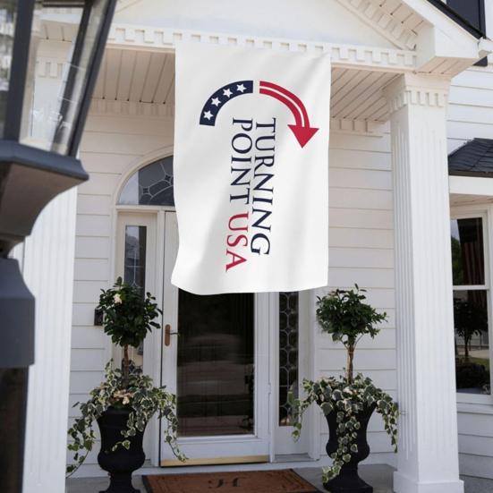 Yousheng Turning Point USA Flag 3x5Ft Double Sided Wall Hanging Flag Outdoor Polyester Banner with Brass Grommets for Yard Garden Decoration