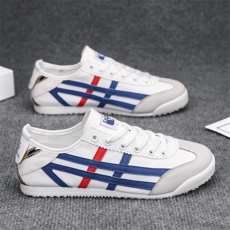 Форрест Гамп ветер 2025 лето новая легкая парусиновая мужская обувь мужская универсальная ленивая обувь пара низкие кеды повседневная обувь для скейтборда