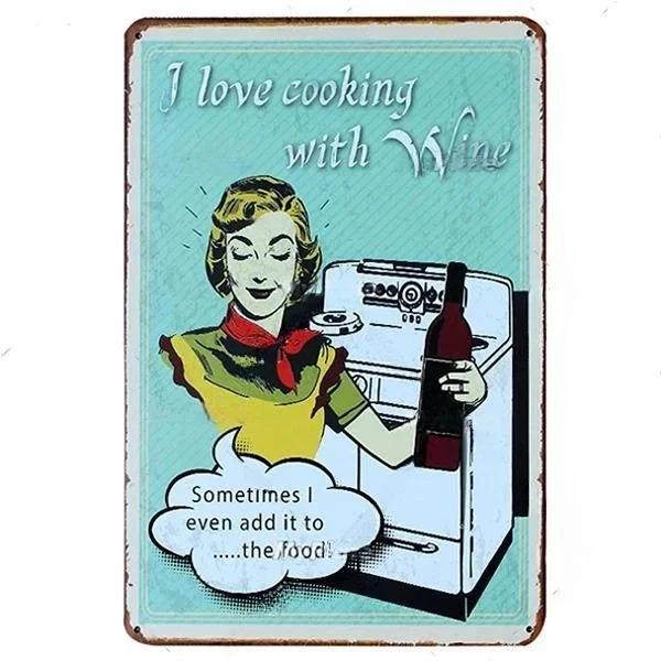 Retro Wine Metal Sign Plaque Vintage Whiskey Painting Perfect for Bar Restaurant Club Man Cave Wall Decor