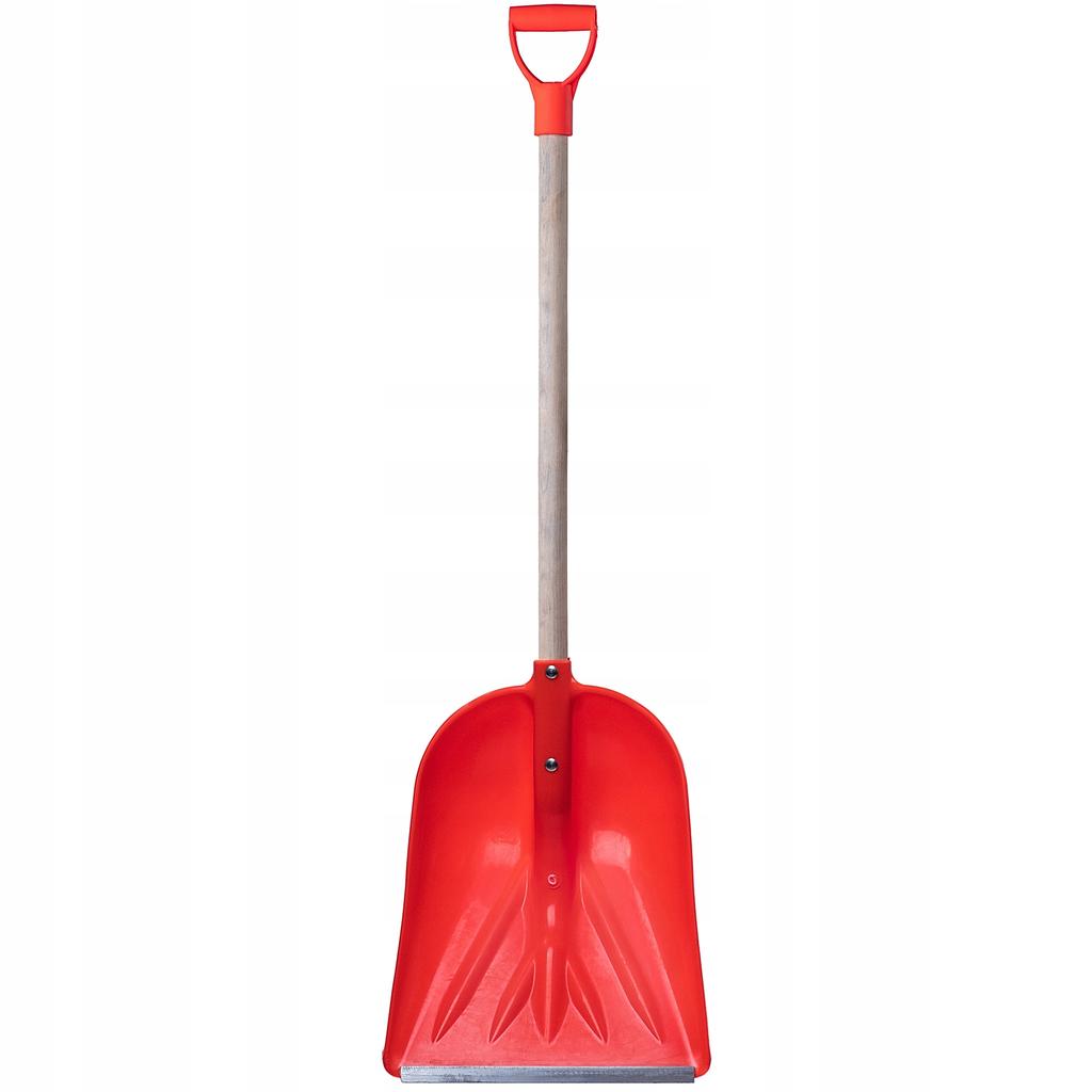 KADAX Łopata Do Śniegu Duża szufla Solidna Drewniany Trzon Łopaty 130cm