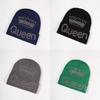 Pattern Crown Queen Winter Beanie Knitted Cap Warm Breathable Fashion Gifts