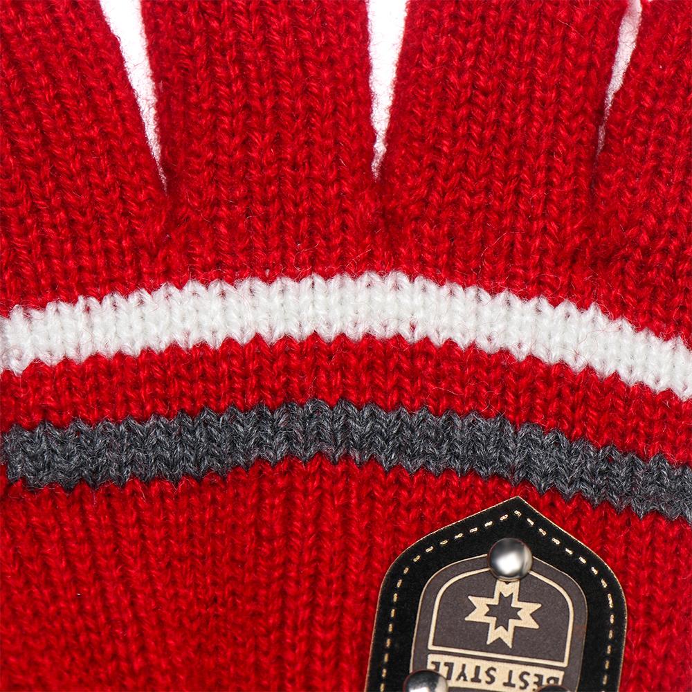 Winter Autumn Boys Girls Warm Thick Children Kids Gloves Full Finger Knitted Gloves Mittens