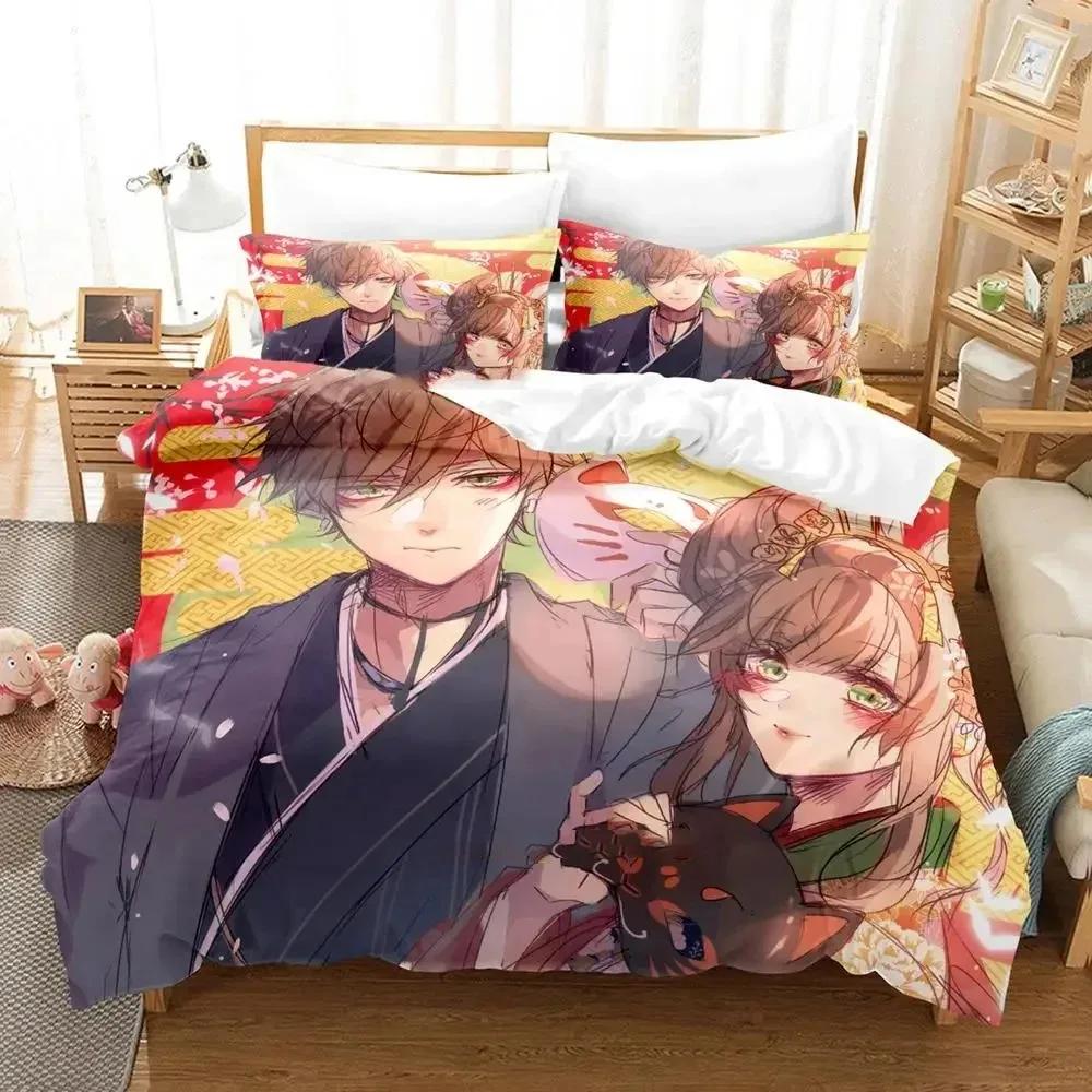Anime Hoshino Ichika Project Sekai Bedding Set Duvet Cover Bed Set Quilt Cover Pillowcase Comforter King Queen Size Boys Adult