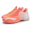 Li-Ning Attack SE Амортизирующая Поддержка Низкий Верх Обувь для Бадминтона Женская Обувь Розовый Белый AYZP008-3