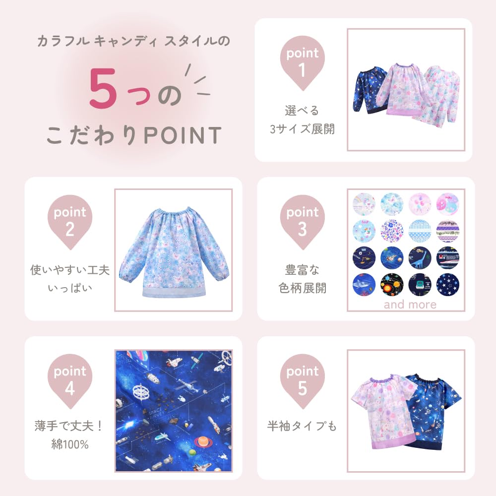 КРАСОЧНЫЙ КОНФЕТНЫЙ СТИЛЬ Smock (120-130cm) Набор из 2 предметов «Исследование планеты будущего и космический корабль», крутой детский халат с длинными рукавами для мальчиков, фартук для детского сада