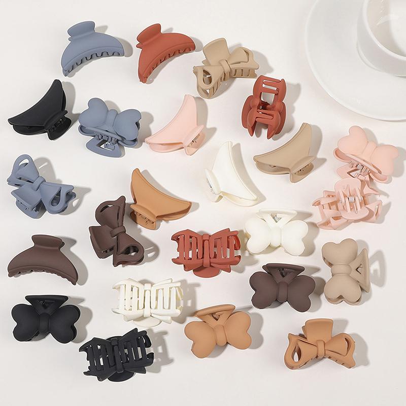 4,5 см матовый простой бант заколка для волос маленькая уличная женская зажимная акула заколка для волос праздничный праздничный аксессуар для волос для девушек подарок