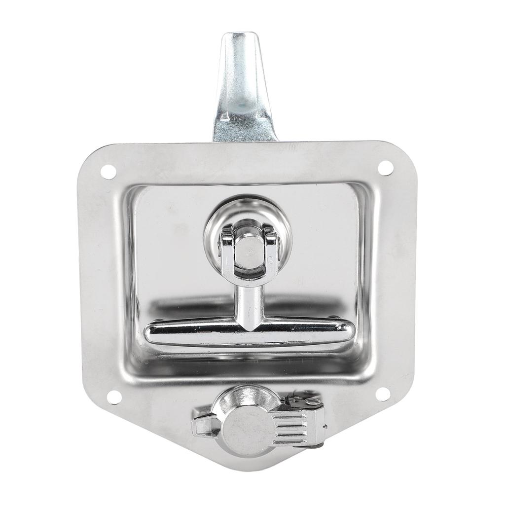 Защелка с Т-образной ручкой и ключами, складная ручка, замок для ящика для инструментов из нержавеющей стали для домашнего и коммерческого использования