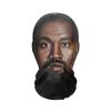 7pcs 3D Printed Full Face Mask Hip-hop Fashion Elastic Mesh