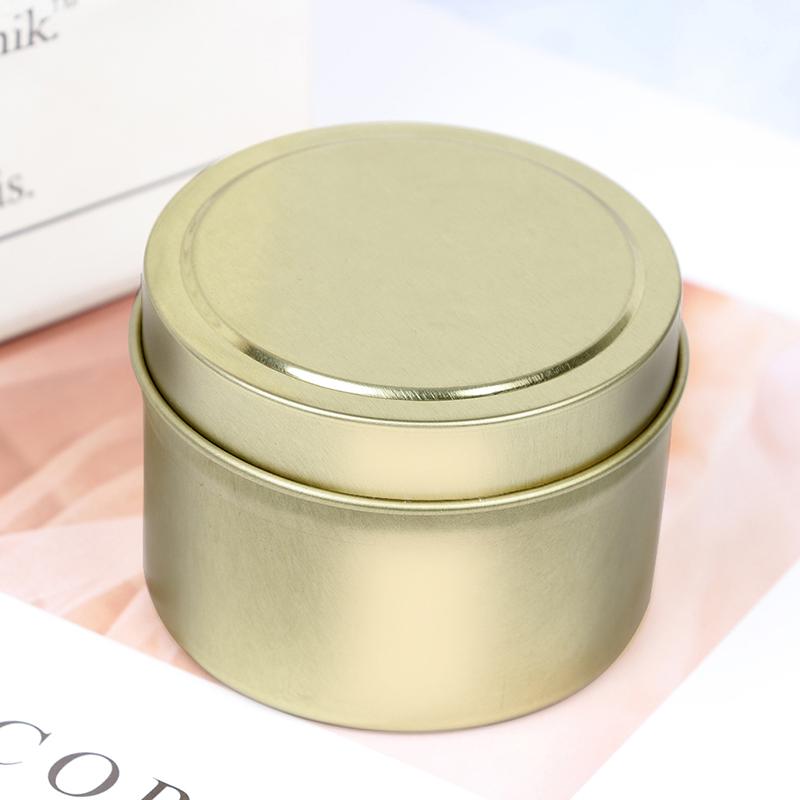 Сделай сам круглые баночки для свечей 4 унции алюминиевые банки с крышками контейнеры для косметических пробников органайзер для хранения