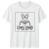 Easter Bunny Reading Book Holidays Unisexs TShirt Unisexs Tee Graphic b