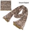Camouflage Netting Scarf Sniper Veil Camo Mesh Face Scarf Veil Shemagh Head Wrap for Outdoor Camping Hiking Hunting Scarves