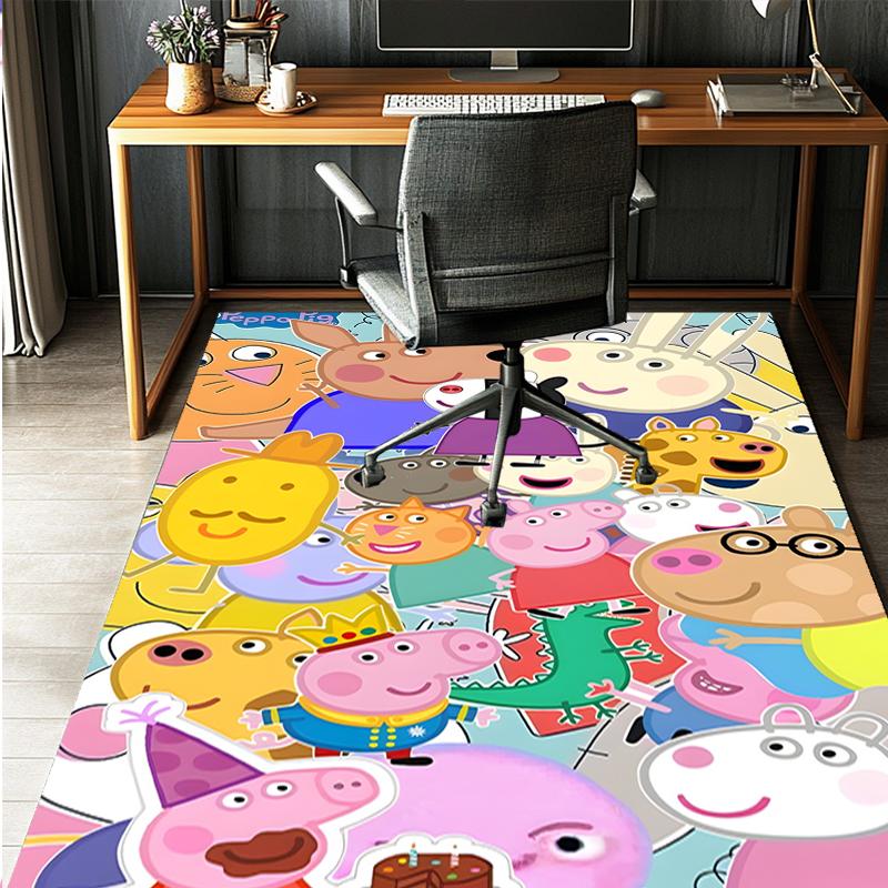 Cartoon animation Pattern Rug, Indoor/Outdoor Mat, for Picnic, Gameroom, Bedroom, Office, Living Room, Home Decor Carpet, Birthday Gift