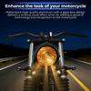 4,5-дюймовая круглая мотоциклетная фара H4, янтарная лампа для Harley Kawasaki Honda Yamaha Suzuki, чоппера, кафе-рейсера