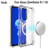 Чехол для телефона Asus Zenfone 9 10 5G IMAK Ударопрочный Мягкий Магнитный Чехол