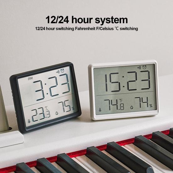 Электронные часы с ЖК-дисплеем и датой, мини-размер, удобный и дневной будильник, бытовой аксессуар